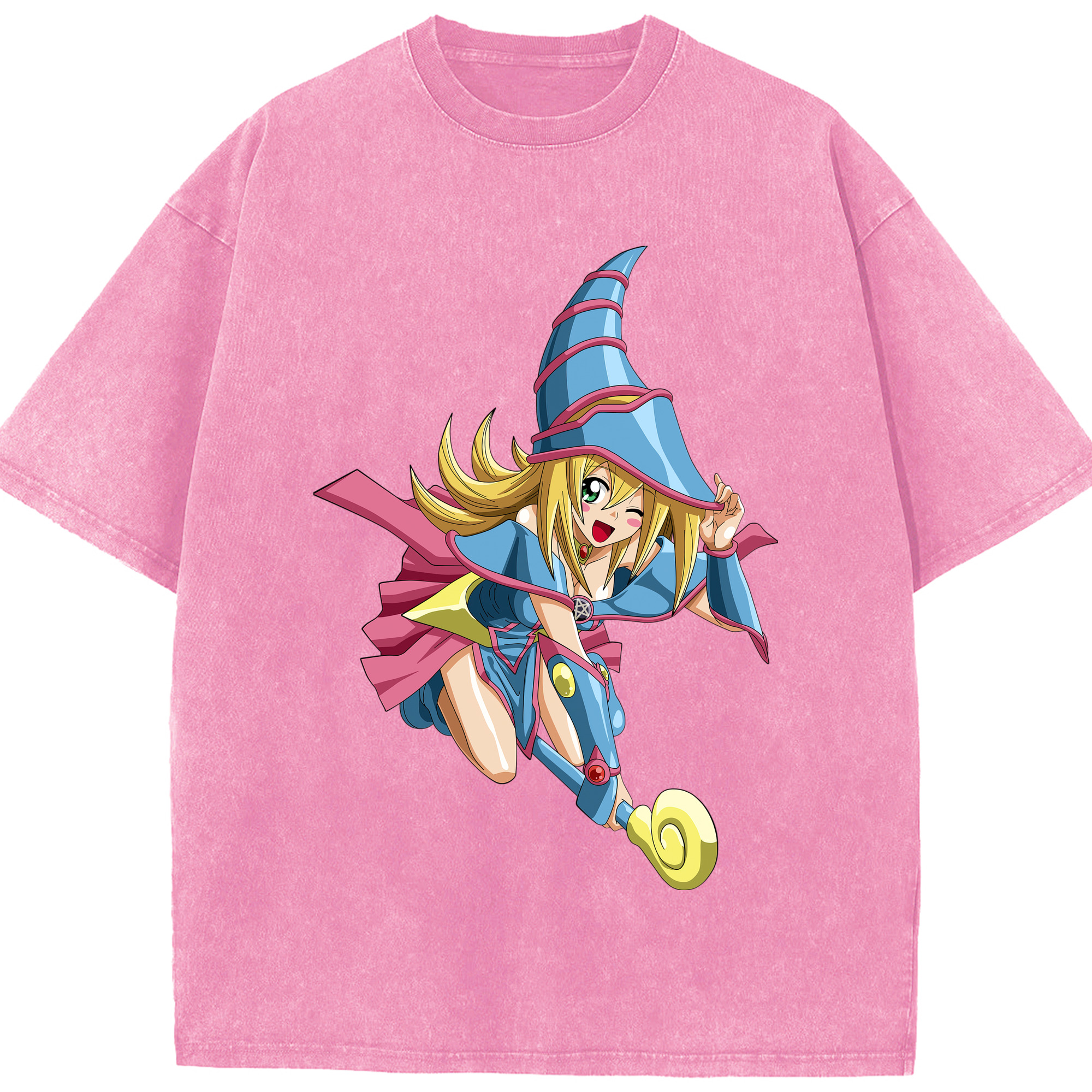 （画像用） 遊☆戯☆王 Yu-Gi-Oh! 綿100% ヴィンテージ風 半袖Tシャツ（フロントプリント）